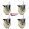 Service Caster 5 Inch Nylon Wheel Swivel 34 Inch Threaded Stem Caster Set with Brake SCC SCC-TS20S514-NYS-PLB-34212-4 - alternate 3